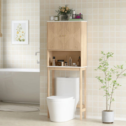Over Toilet Storage Cabinet, Adjustable Shelf, Oak Bathroom Cabinets at Gallery Canada