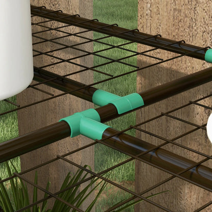 Portable Mini Greenhouse, 3 Tier Shelves, Reinforced Cover, 56.3" x 18.1" x 59.4" Greenhouses at Gallery Canada