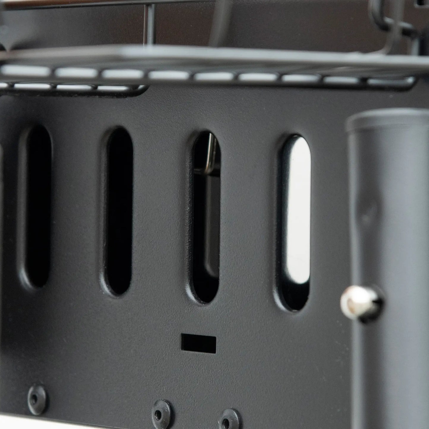 Portable Charcoal Grill With Side Baskets, Hooks, Nets, Black