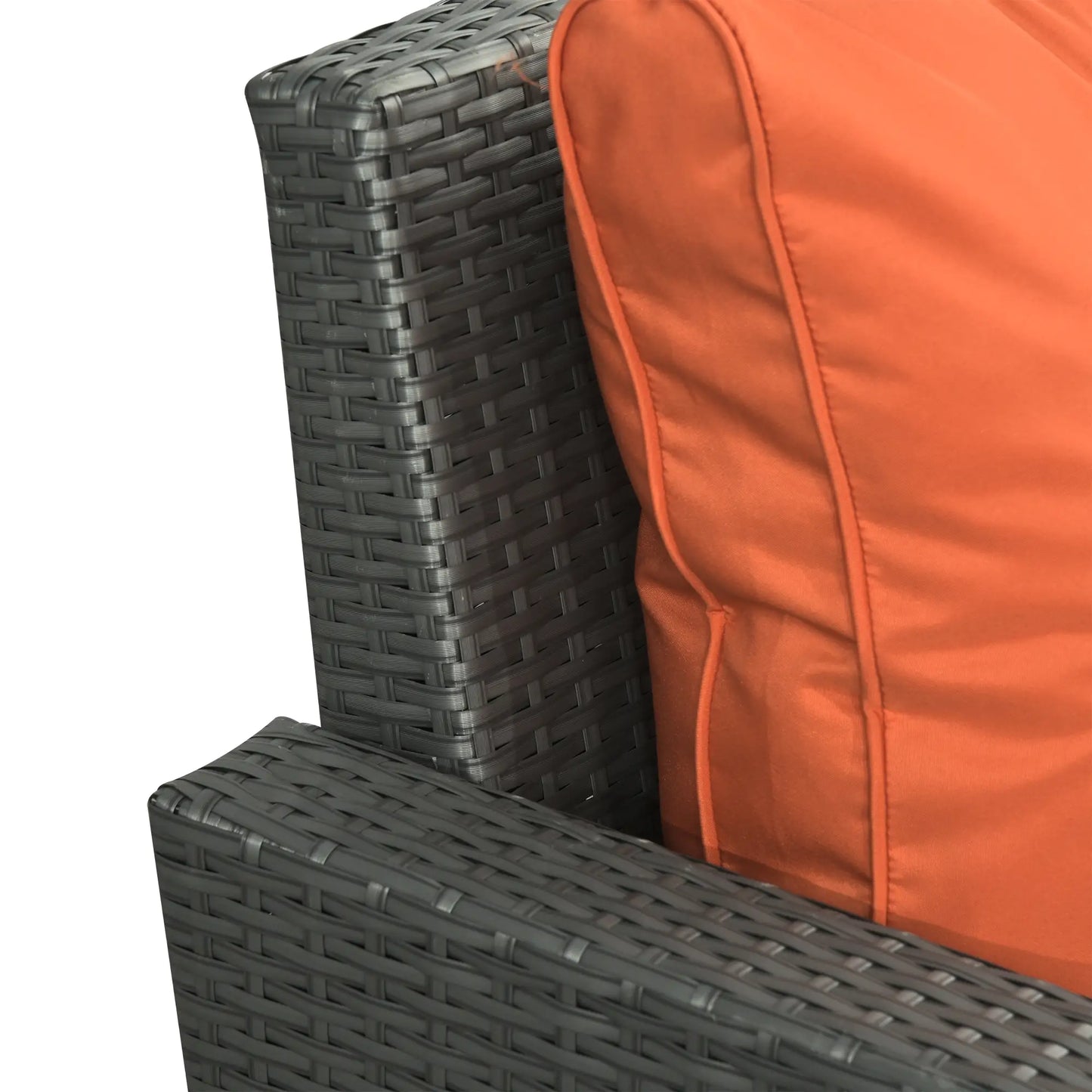 6 Piece Patio Furniture Set With 2 Recliner Chairs, Orange Patio Furniture Sets at Gallery Canada