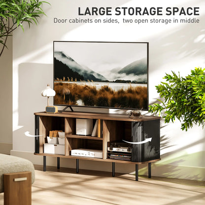 TV Stand for 55 Inches, Storage Shelves, Cabinets, Black TV Stands at Gallery Canada