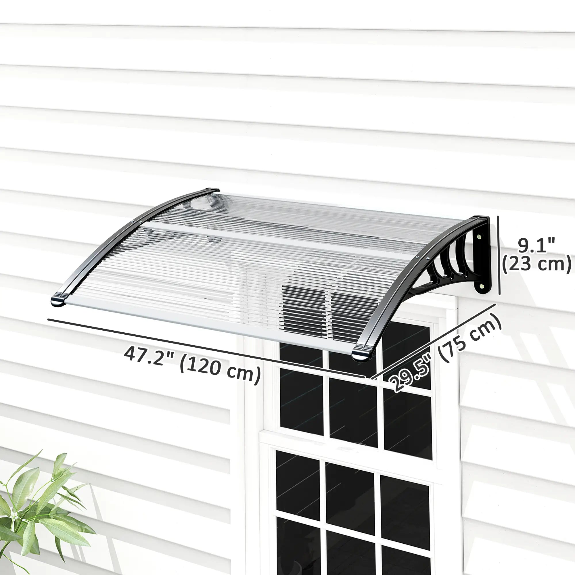 Polycarbonate Window Awning Canopy, 30