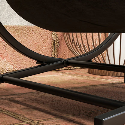 Firewood Rack, Foldable 17 Inch, with Removable Log Carrier, Black Firewood Racks at Gallery Canada