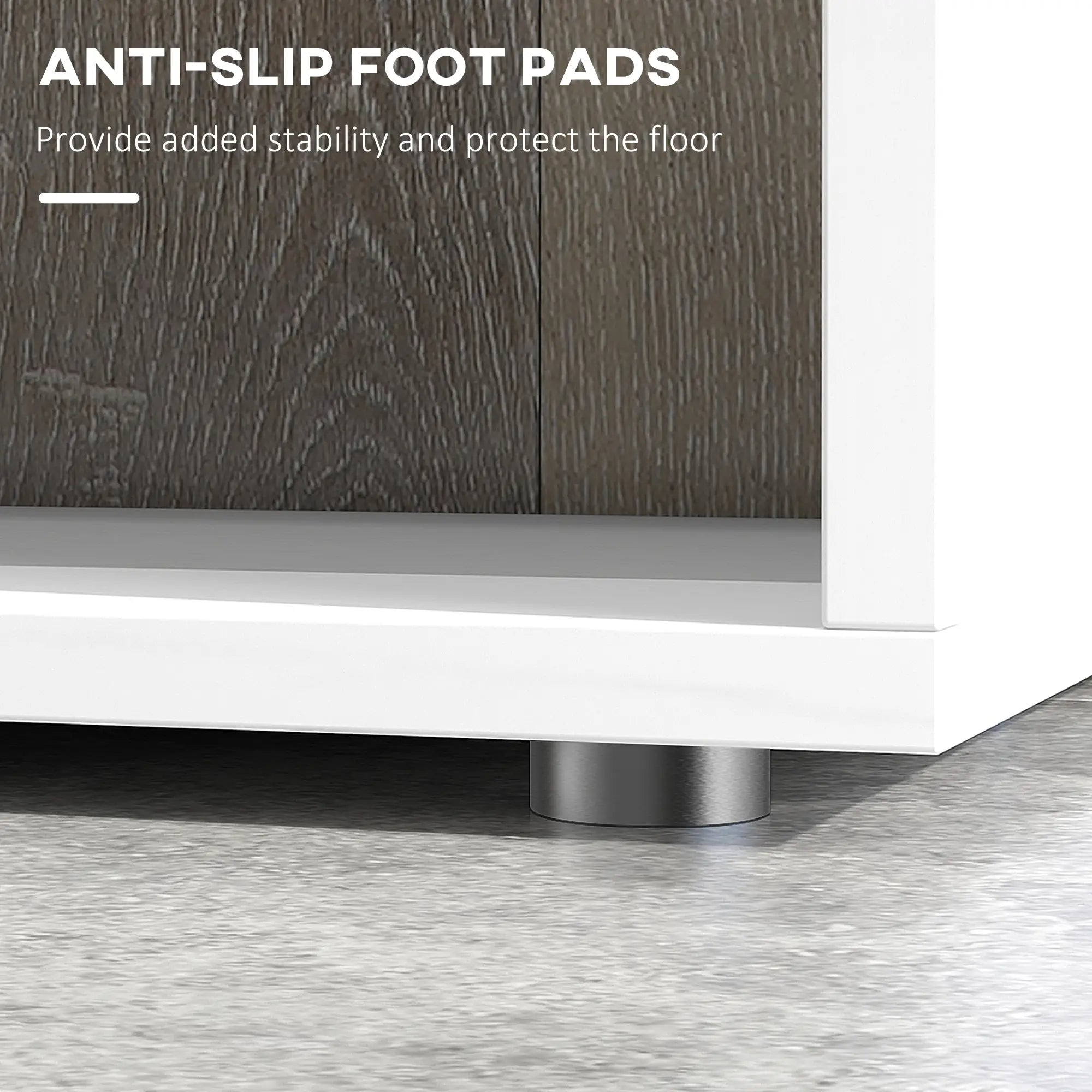 5-Tier Geometric Wooden Bookcase, S-Shaped Storage, White Display Bookshelves at Gallery Canada