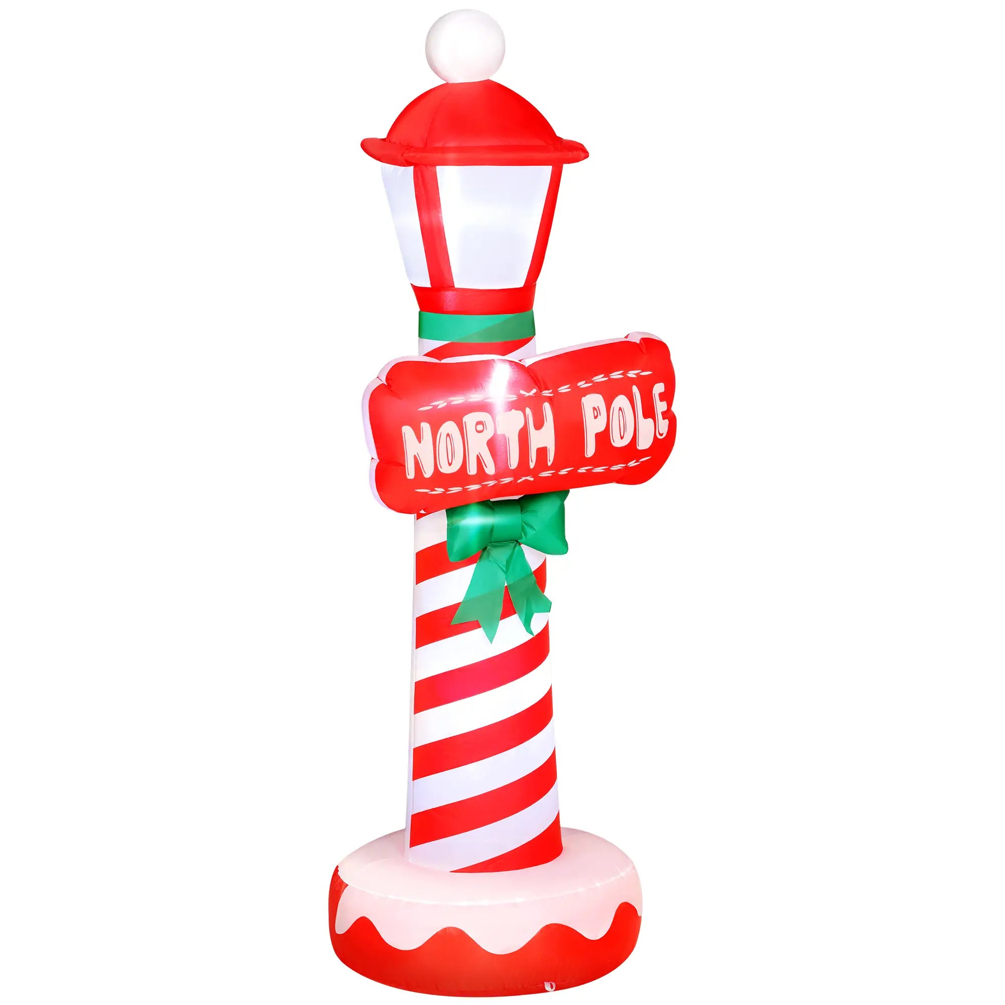 6FT Inflatable Lighthouse Christmas Decoration With LED Lights Christmas Inflatables at Gallery Canada