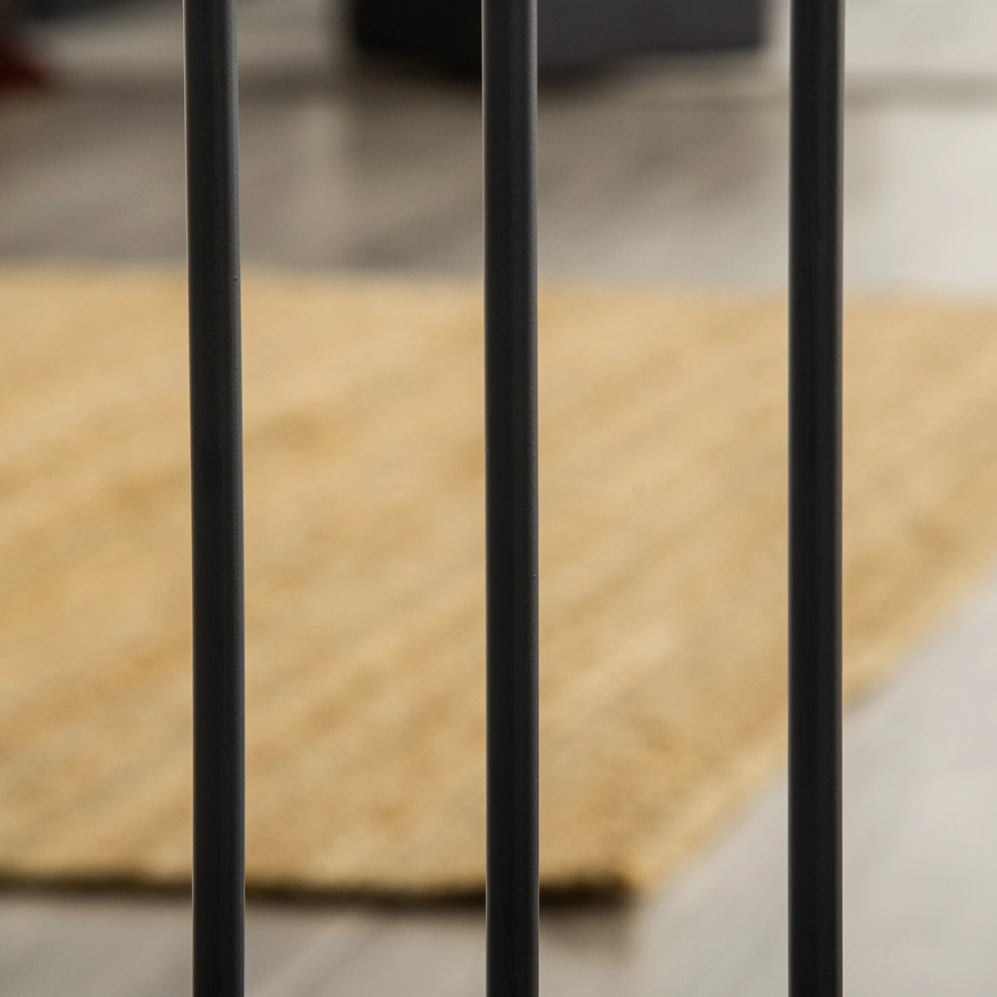 29.1''-31.5'' Wide Dog Gate with Cat Door, Auto Close, Double Lock, Black Houses, Kennels & Pens at Gallery Canada