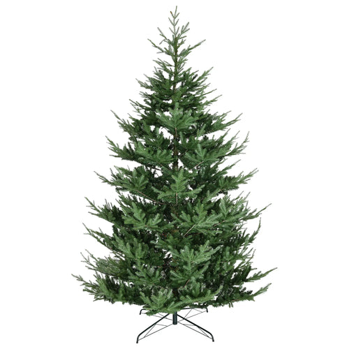 9ft Artificial Christmas Tree, Metal Base
