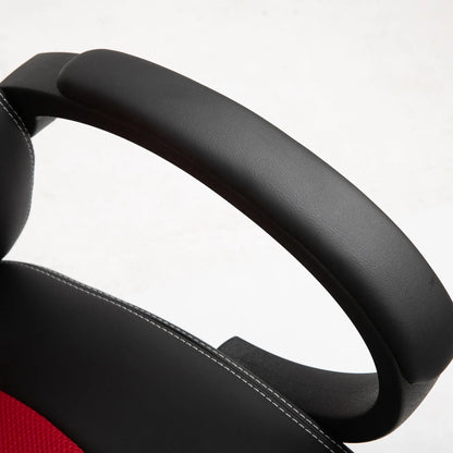 Racing Gaming Chair, Swivel Wheels, Padded Headrest, Tilt Function, Red Video Game Chairs at Gallery Canada