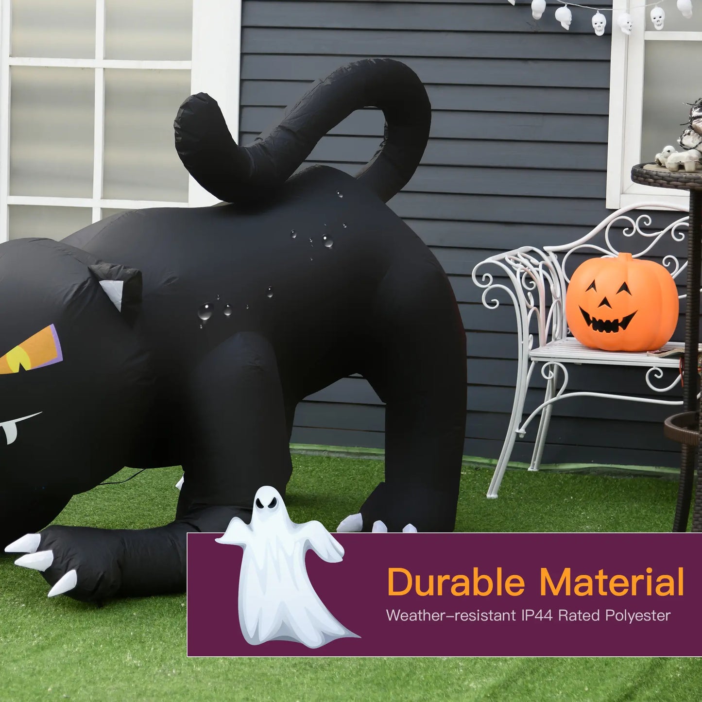 4Ft Tall Halloween Inflatable Cat, Outdoor Yard Decoration, Black Halloween Decorations at Gallery Canada