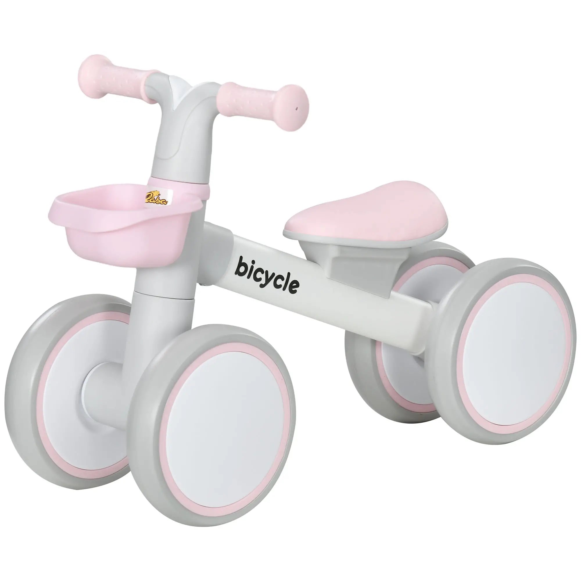 Toddler Balance Bike, 12–36 Months, Adjustable Seat, Pink Riding & Rocking Toys Pink, White at Gallery Canada