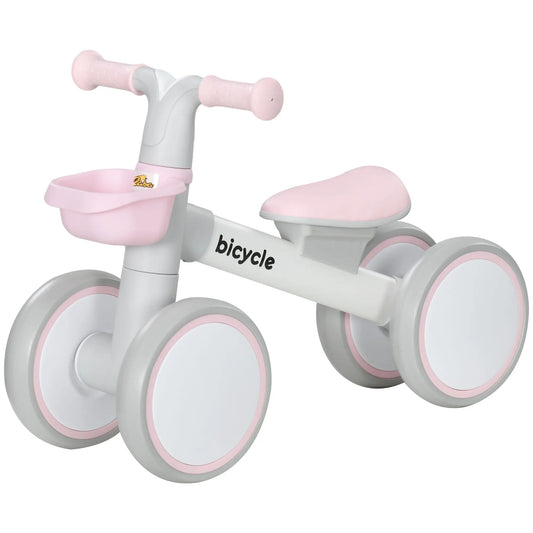 Toddler Balance Bike, 12–36 Months, Adjustable Seat, Pink Riding & Rocking Toys Pink, White at Gallery Canada