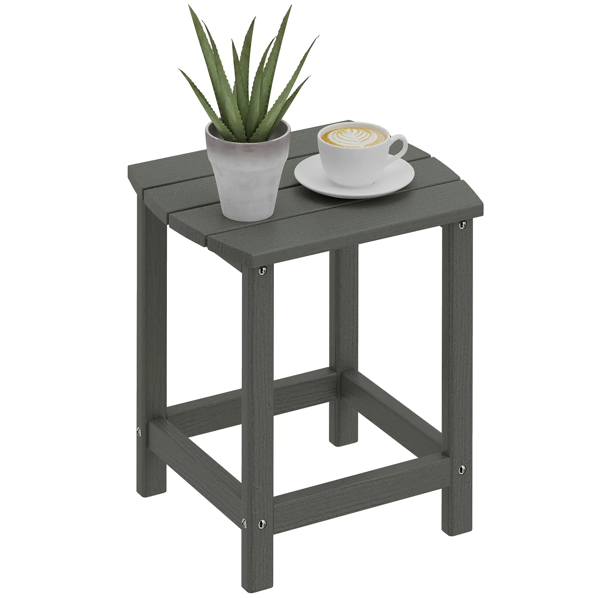 Outdoor Side Table, Patio End Table, Grey Patio Side Tables at Gallery Canada