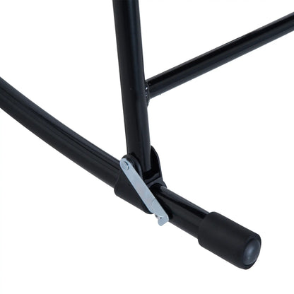 Folding Rocking Chair Set, 2 Padded Rockers with Armrest, Navy Blue Outdoor Rocking Chairs at Gallery Canada