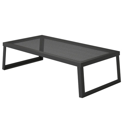36" x 18" Folding Campfire Grill, Heavy Duty Carbon Steel Grate, Black Charcoal BBQ Grils Black at Gallery Canada