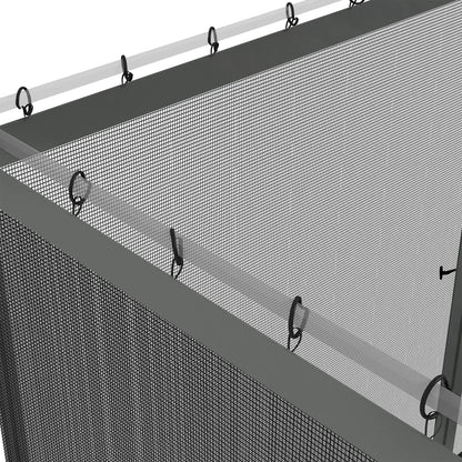 Replacement Mosquito Netting, Gazebo 12' x 12', Black Screen Walls, Zippers, Black Gazebos at Gallery Canada
