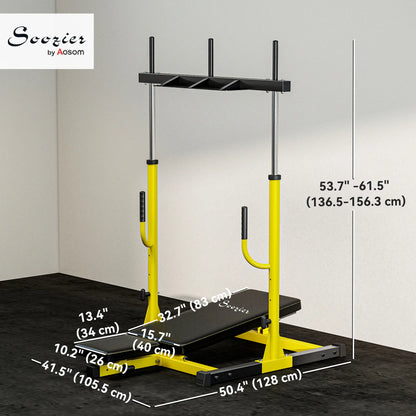 Leg Extension Curl Machine, 2" Olympic Plate Compatible, 660LBS Capacity Strength Training Equipment at Gallery Canada