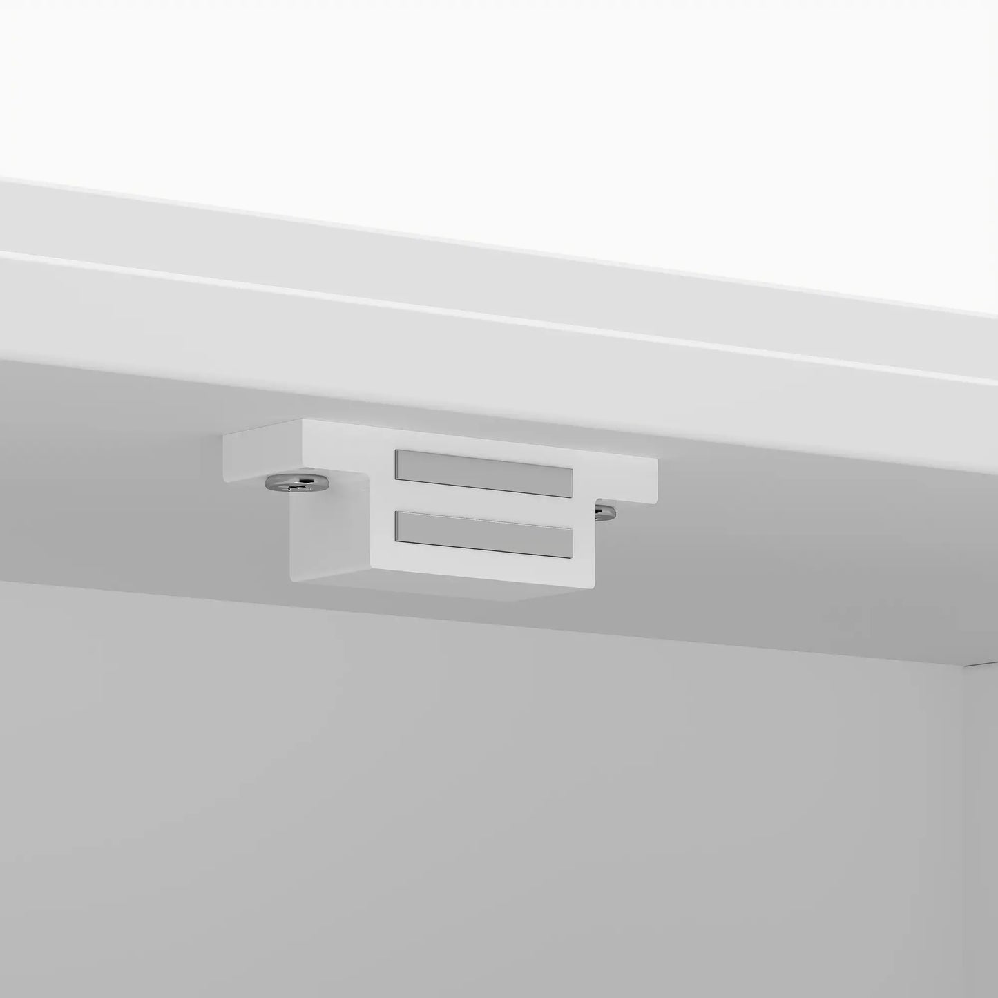 Bathroom Wall Cabinet, Open & Hidden Storage, White Wall Mounted Cabinets at Gallery Canada