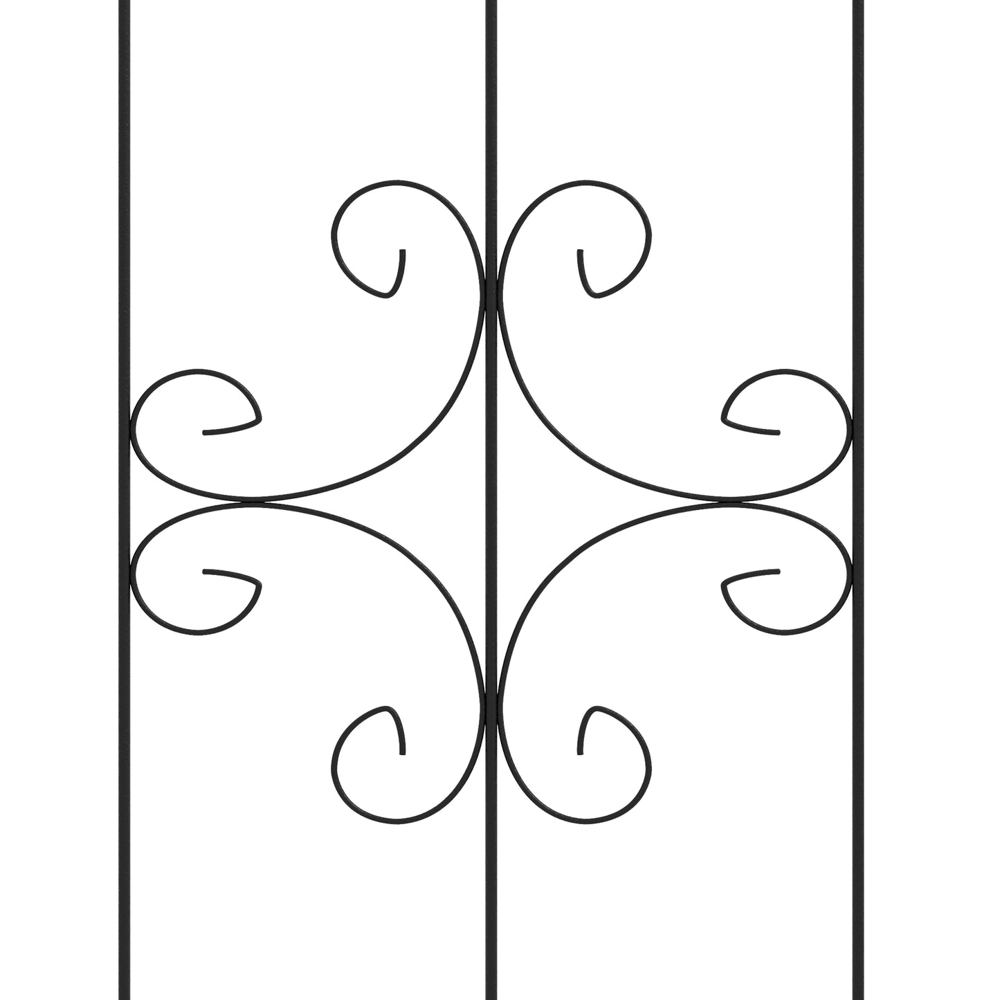 Metal Trellis Set of 4, Garden Support for Climbing Plants, Arrow Design Plant Stands at Gallery Canada