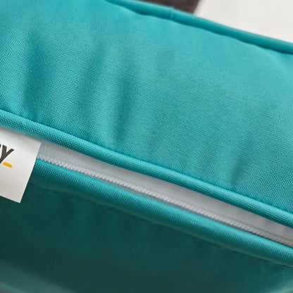 2 Pcs Square PE Rattan Ottoman Set, Outdoor Footrest with Removable Cushion, Sky Blue Patio Furniture Sets at Gallery Canada