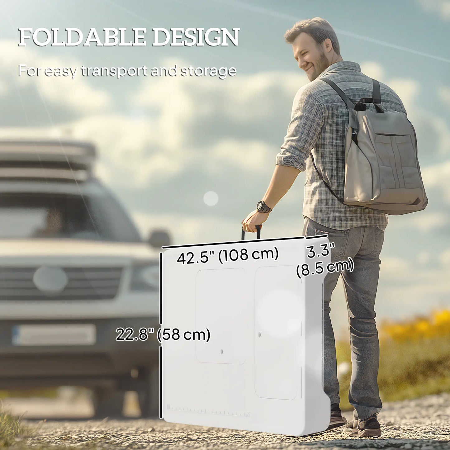 Folding Fish Cleaning Table with Sinks, Outdoor Sink Station, White Picnic Tables & Camping Chairs at Gallery Canada