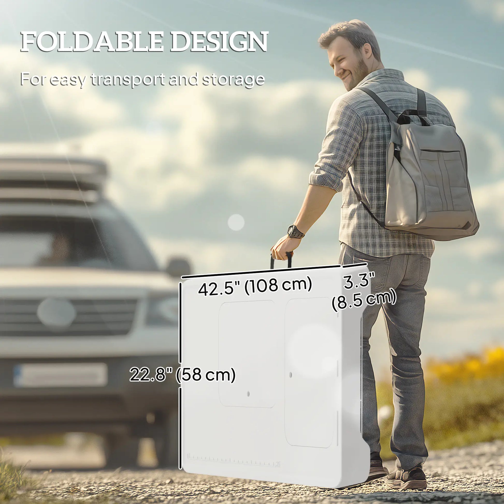 Folding Fish Cleaning Table with Sinks, Outdoor Sink Station, White Picnic Tables & Camping Chairs at Gallery Canada