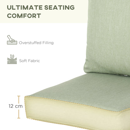 Patio Chair Cushions, Thick Deep Seat, Light Green Patio Chair Cushions at Gallery Canada