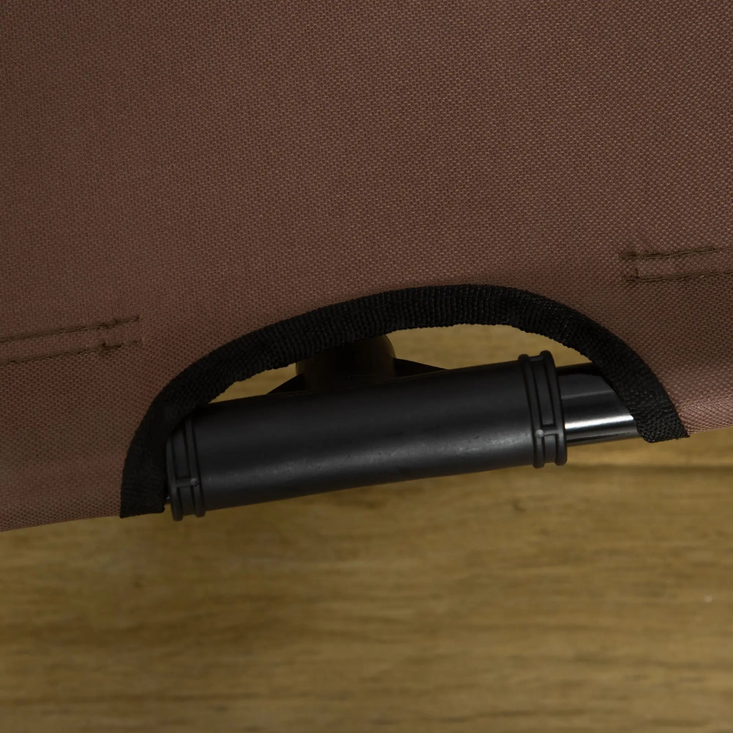 Elevated Dog Bed with Canopy, Portable Dog Cot, XL, 48" x 36" x 43", Coffee Elevated Dog Beds at Gallery Canada