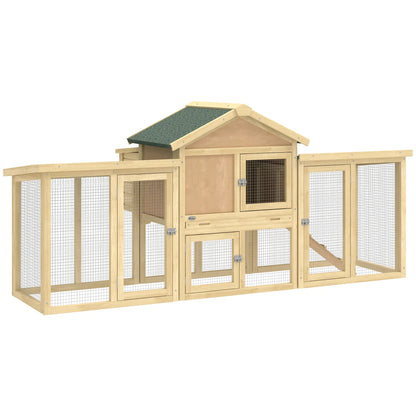 Wooden Chicken Coop, Large Rabbit Hutch, Nesting Box, Run, Ramp, Drawer Chicken Coops at Gallery Canada
