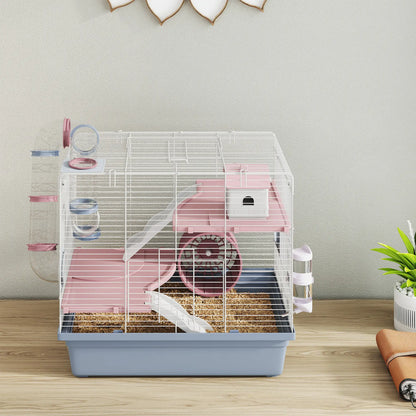 3-Tier Hamster Cage With Exercise Wheel, Food Bowl, Water Bottle Hamster Cages at Gallery Canada