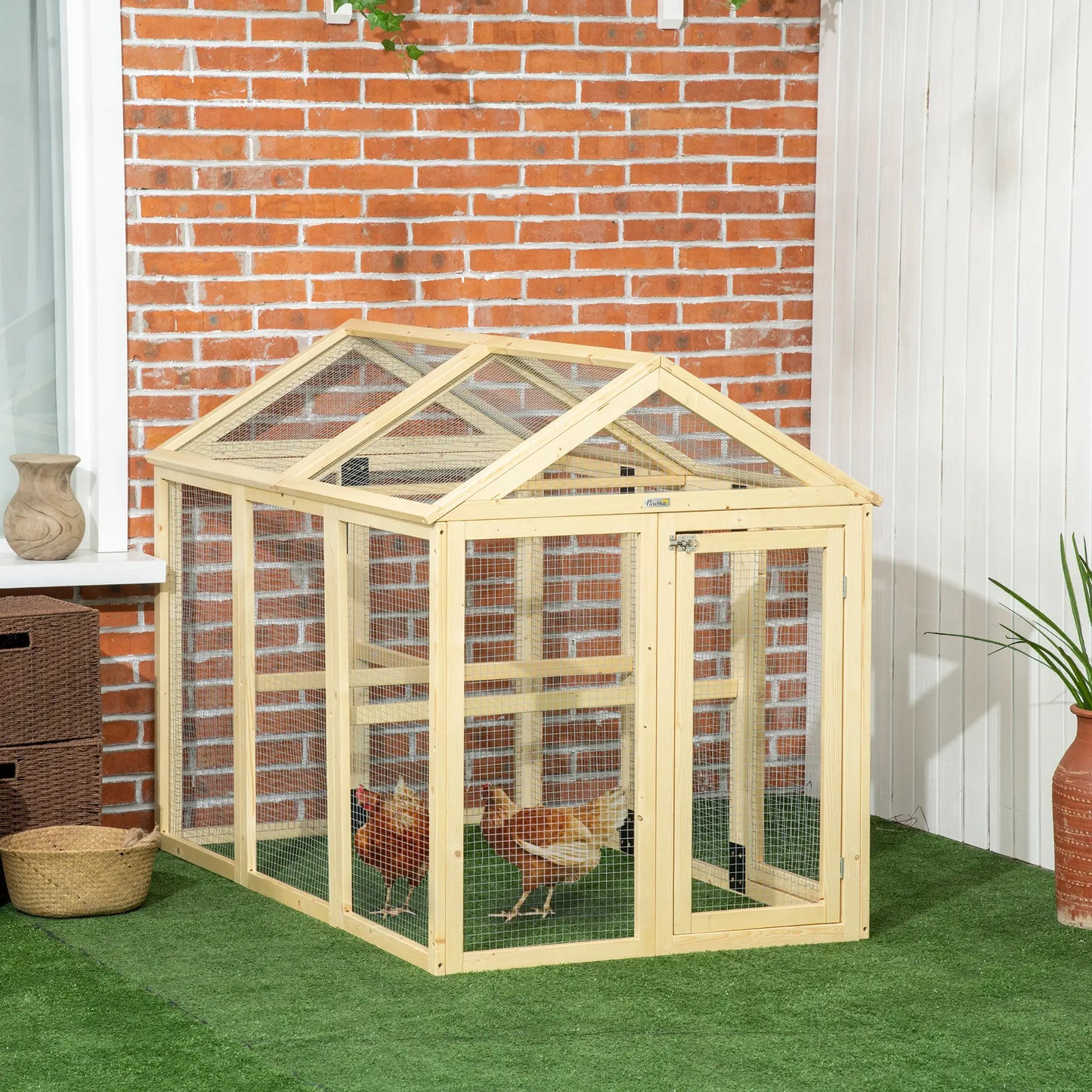 Expandable Outdoor Chicken Coop, 2 Doors, 3 Perches, 1–3 Chickens Chicken Coops at Gallery Canada