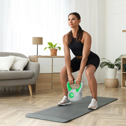35 Lb Soft Kettlebell, Sand Filled, Green