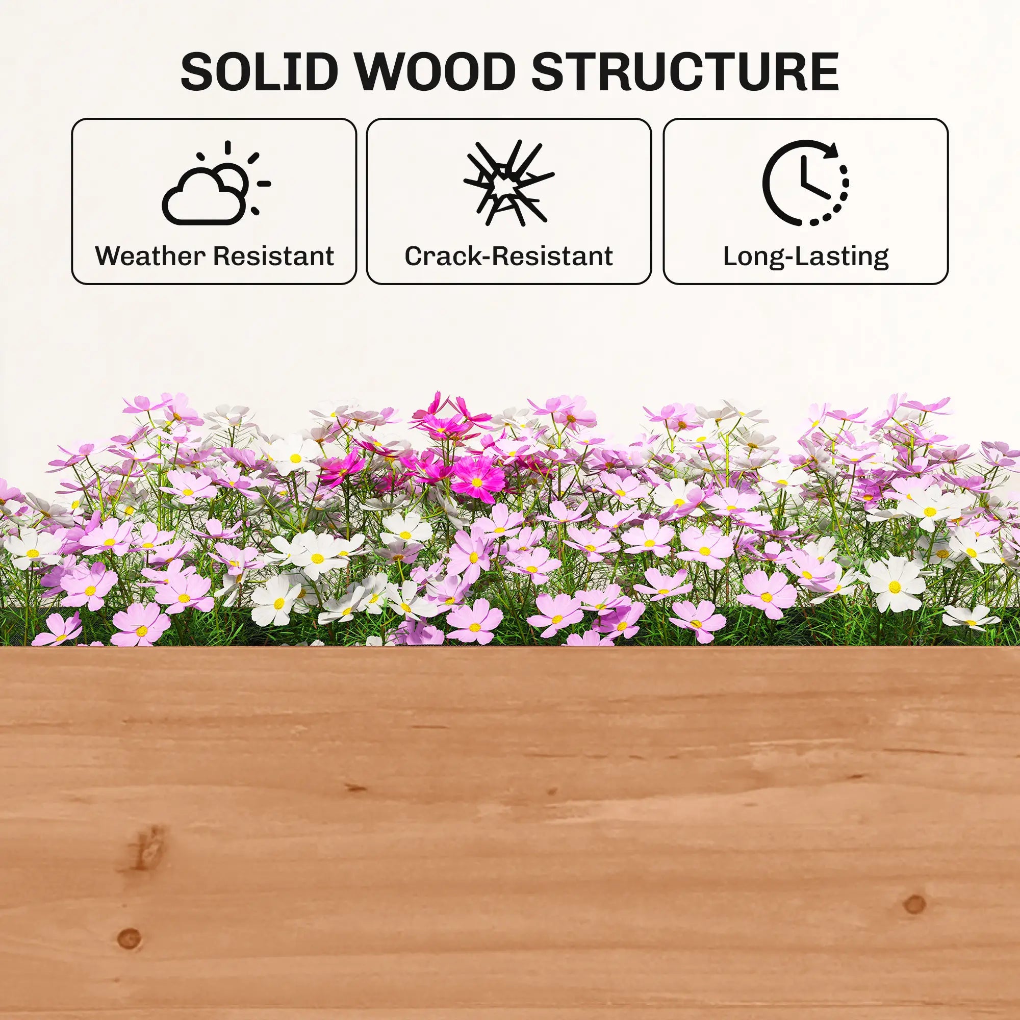 4-Tier Raised Garden Bed, 33.5