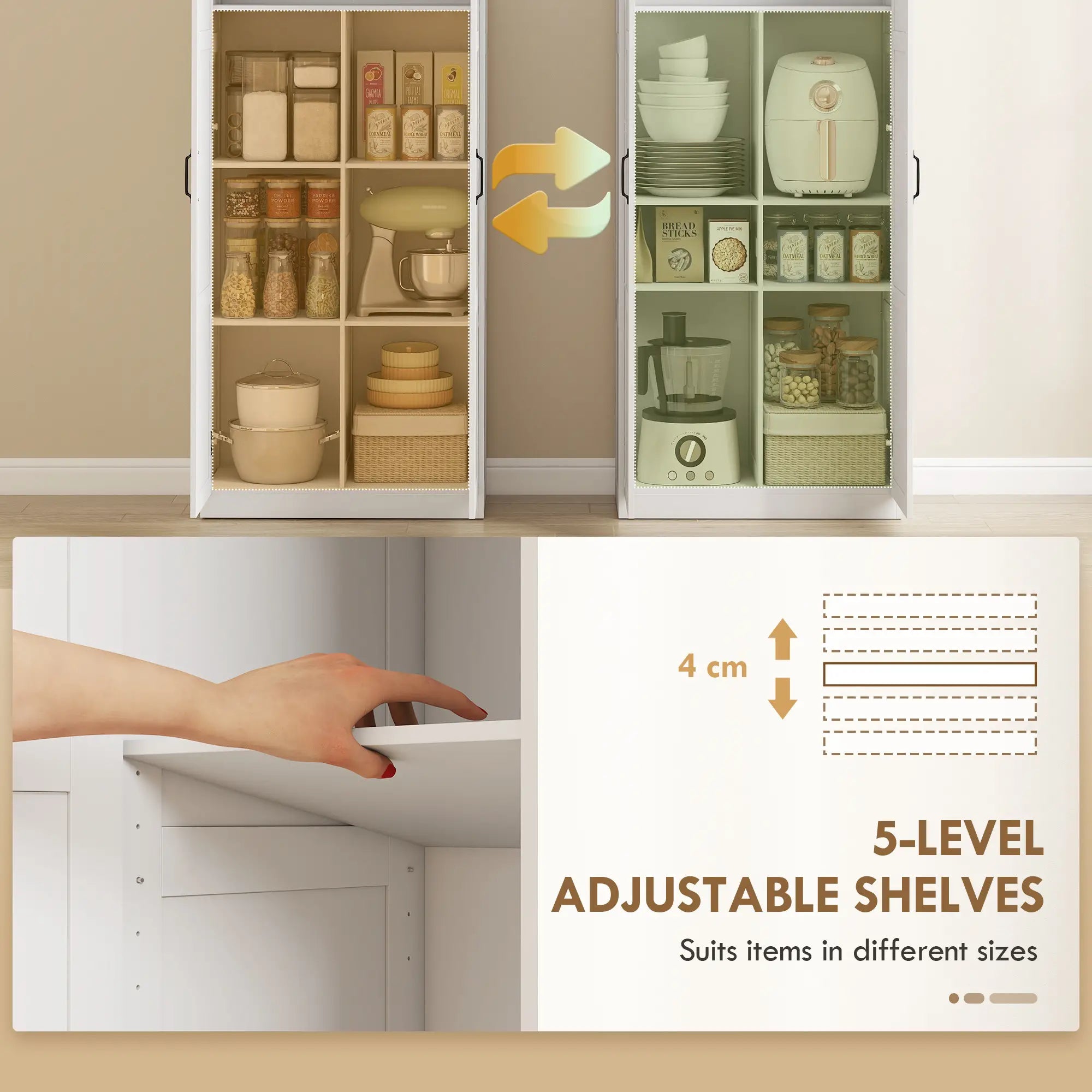 Farmhouse Pantry Cabinet, 71