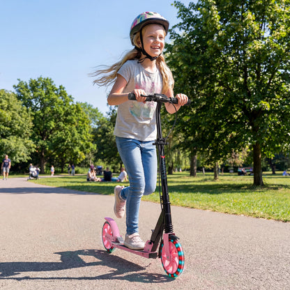 Foldable Kick Scooter, Ages 8+, Pink