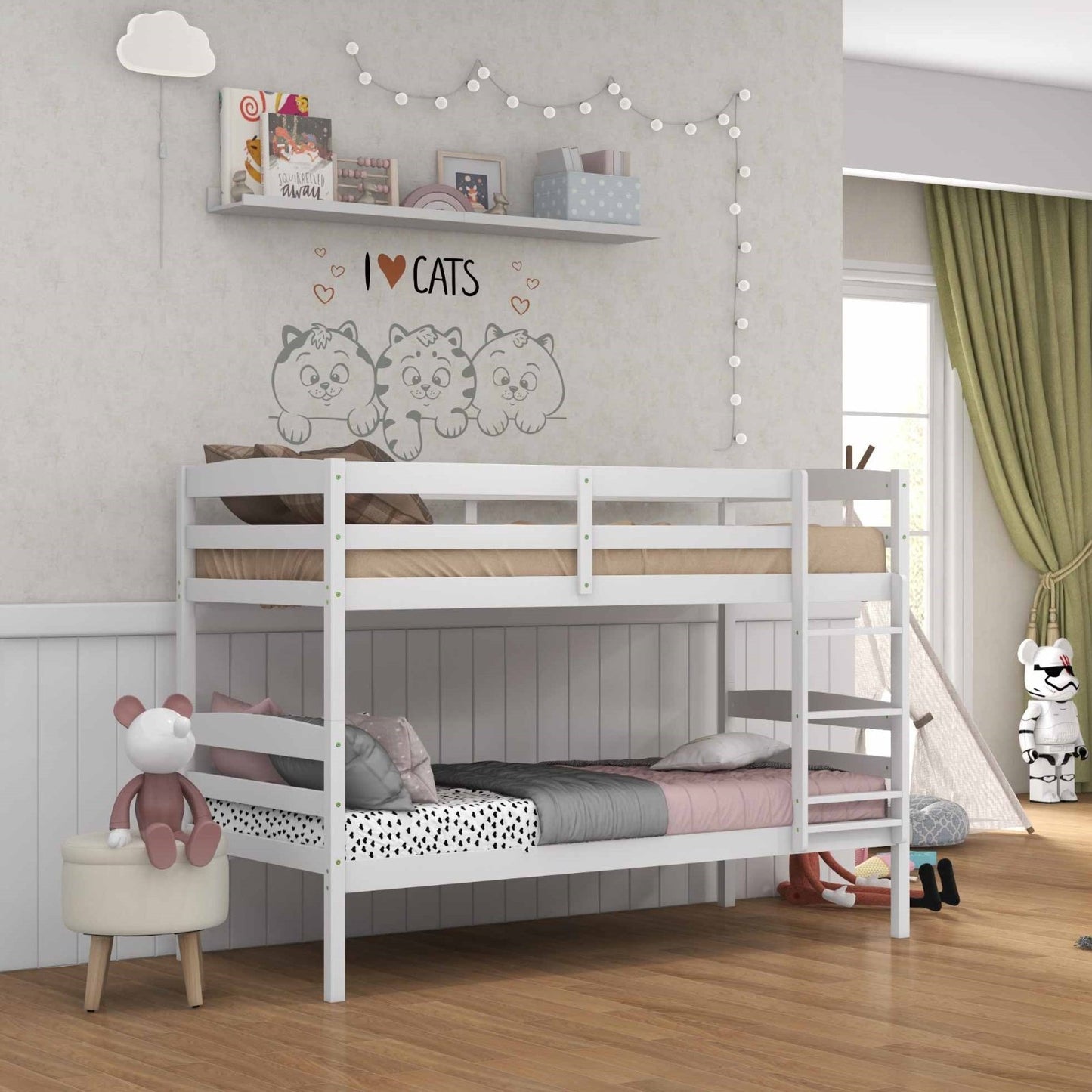 Kid's Room Bundle: Bed Frame + Kids Table and Chairs Set + Toddler Truck Storage Organizer + Kids Vanity Dressing Table Toddler & Kids Furniture at Gallery Canada