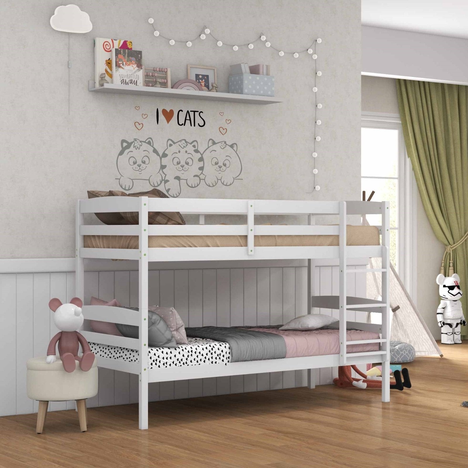 Kid's Room Bundle: Bed Frame + Kids Table and Chairs Set + Toddler Truck Storage Organizer + Kids Vanity Dressing Table Toddler & Kids Furniture at Gallery Canada