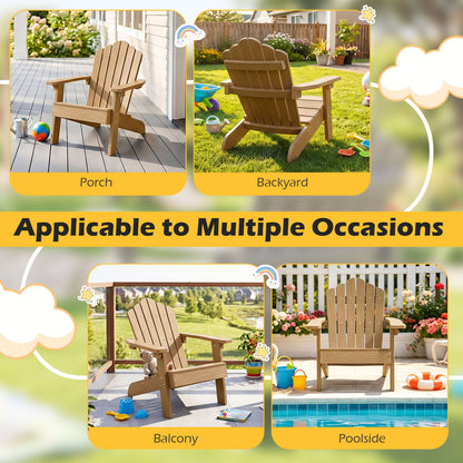 Kids Adirondack Chair, Outdoor, Brown Kids Chairs & Seating at Gallery Canada