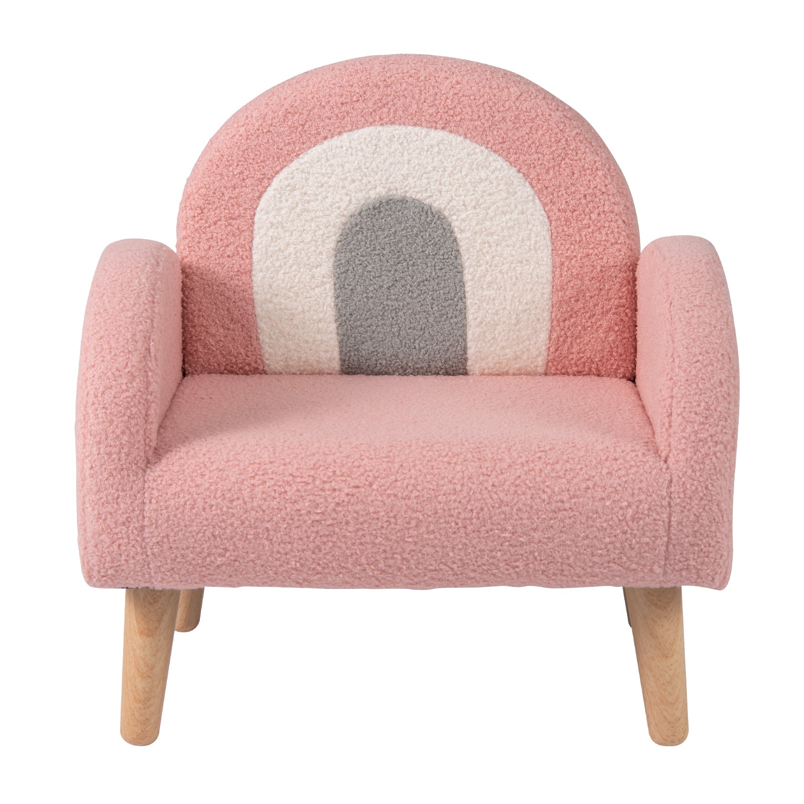 Kids Armchair with Comfy Backrest and Armrests, Pink Kids Chairs & Seating at Gallery Canada