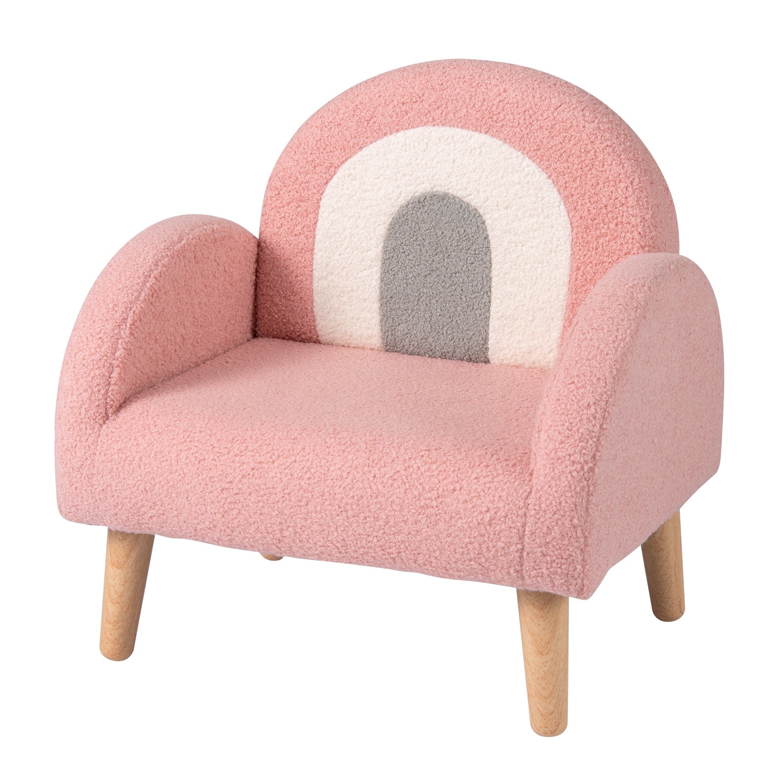 Kids Armchair with Comfy Backrest and Armrests, Pink Kids Chairs & Seating at Gallery Canada