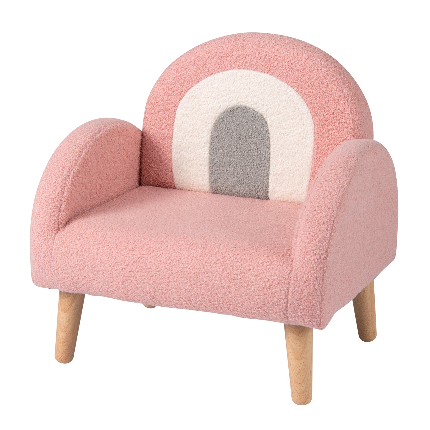 Kids Armchair with Comfy Backrest and Armrests, Pink Kids Chairs & Seating at Gallery Canada