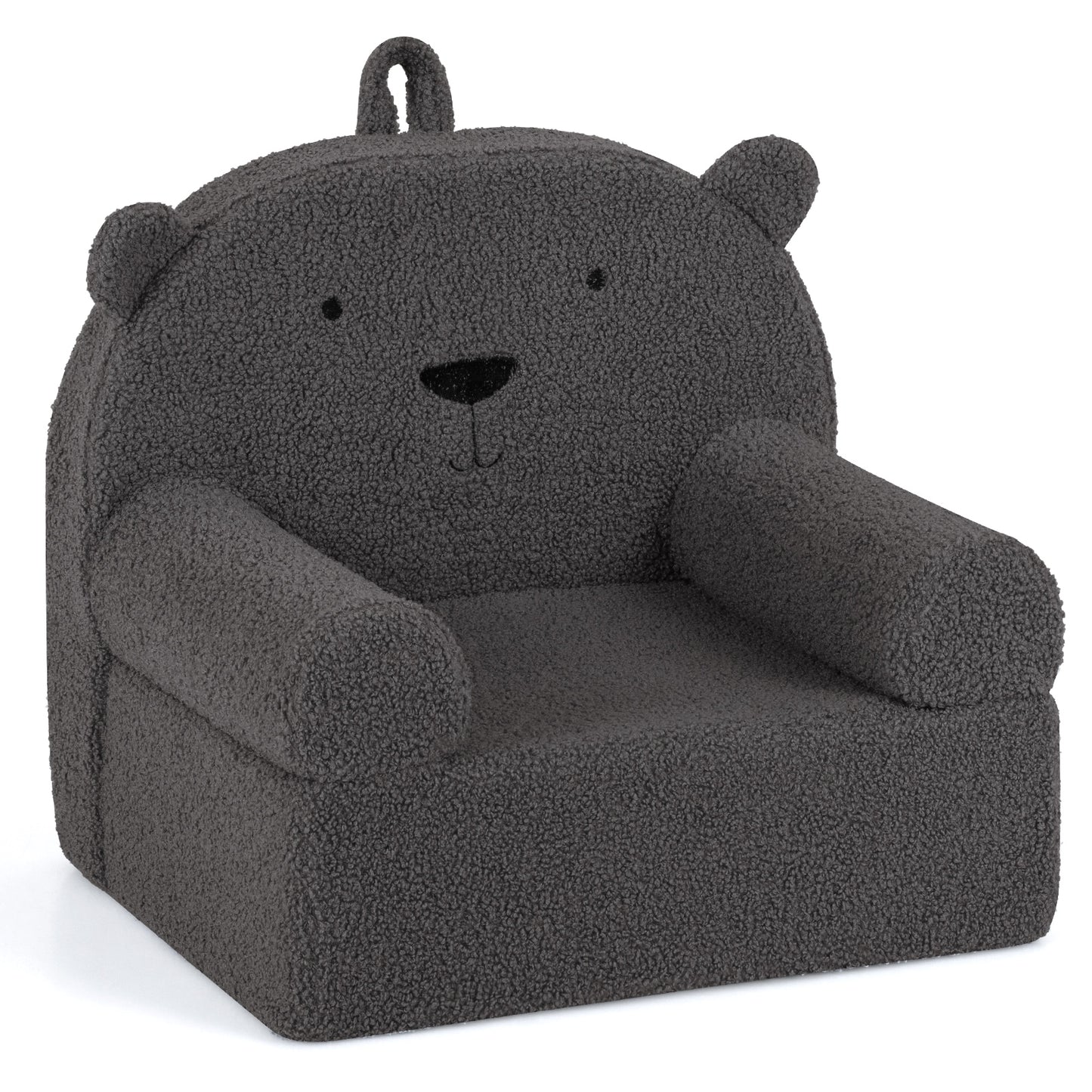 Kids Bear Sofa, Toddler Foam Couch, Soft Fleece Cover, Gray Kids Chairs & Seating Gray at Gallery Canada