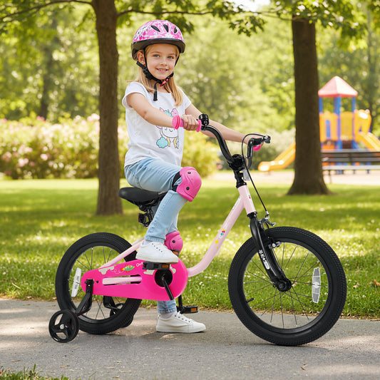 Kids Bike, 3-7 Years, 16-Inch, Pink