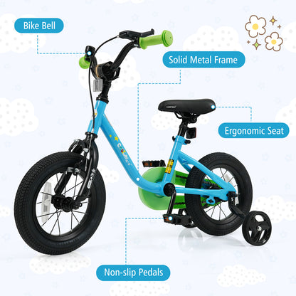 Kids Bike For 3-7 Years Old, 12 Inches, Blue Kids Bike at Gallery Canada