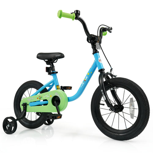 Kids Bike For 3-7 Years Old, 14 Inches, Blue