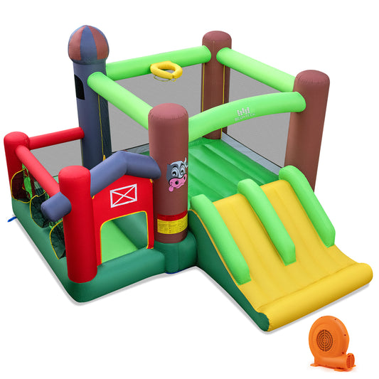 Kids Castle Slide Bouncer, 750W Blower, Dual Slides Bounce House Options at Gallery Canada