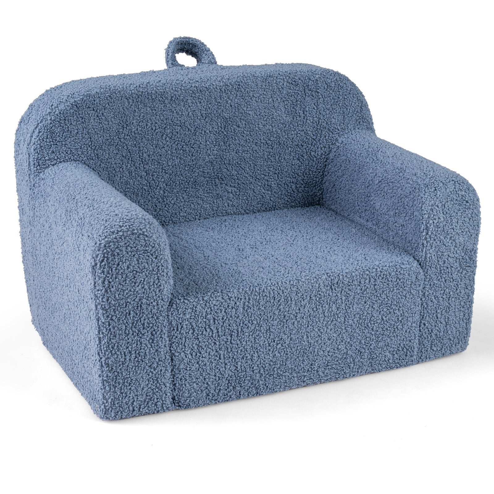 Kids Portable Toddler Sofa, Anti-Slip Base, Blue Kids Chairs & Seating Blue at Gallery Canada