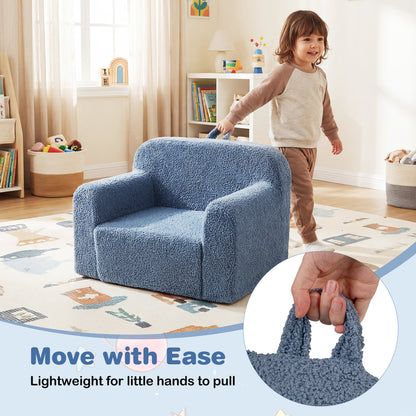 Kids Portable Toddler Sofa, Anti-Slip Base, Blue Kids Chairs & Seating at Gallery Canada