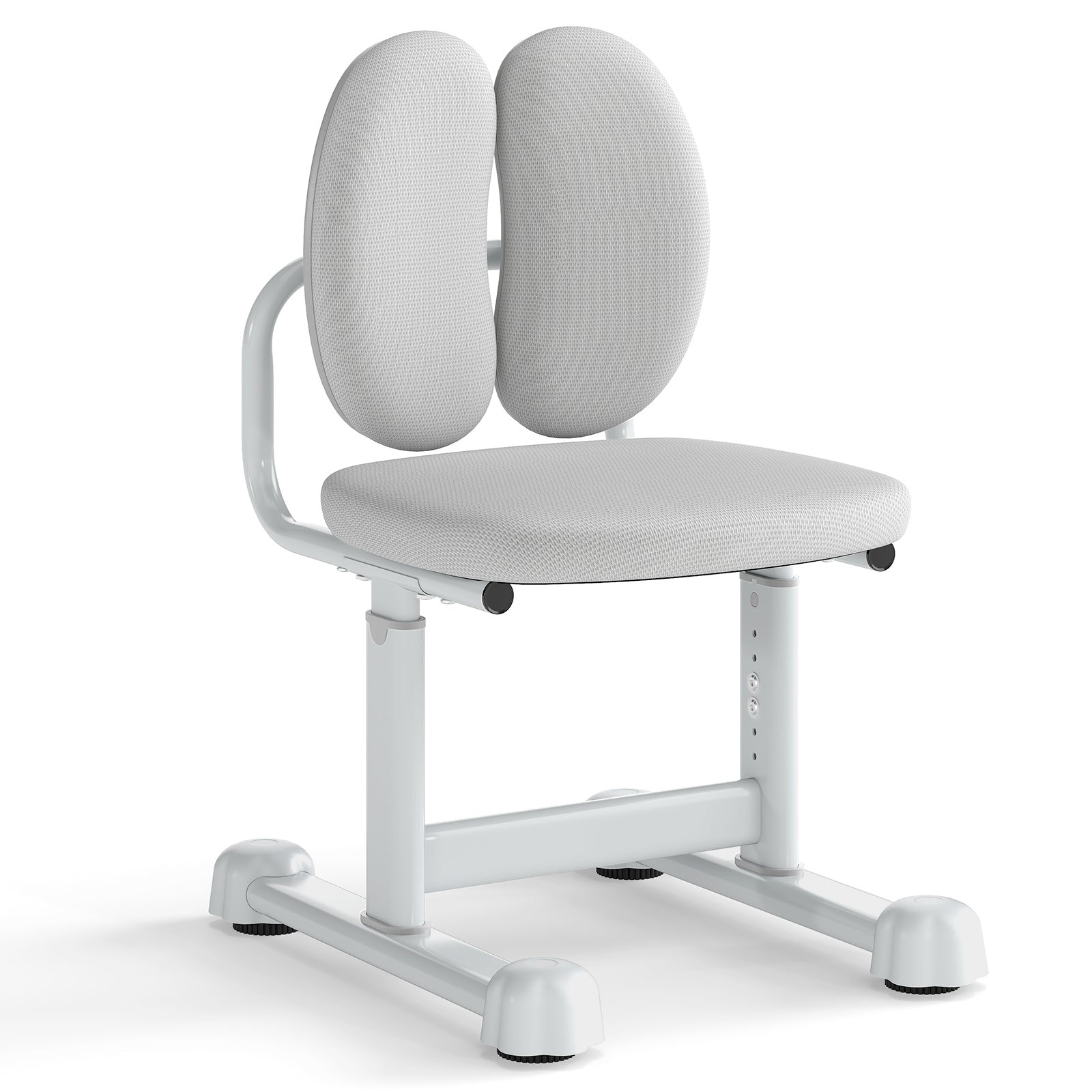 Kids Desk Chair, Double Back Support, Adjustable Height, Gray Kids Chairs & Seating Gray at Gallery Canada