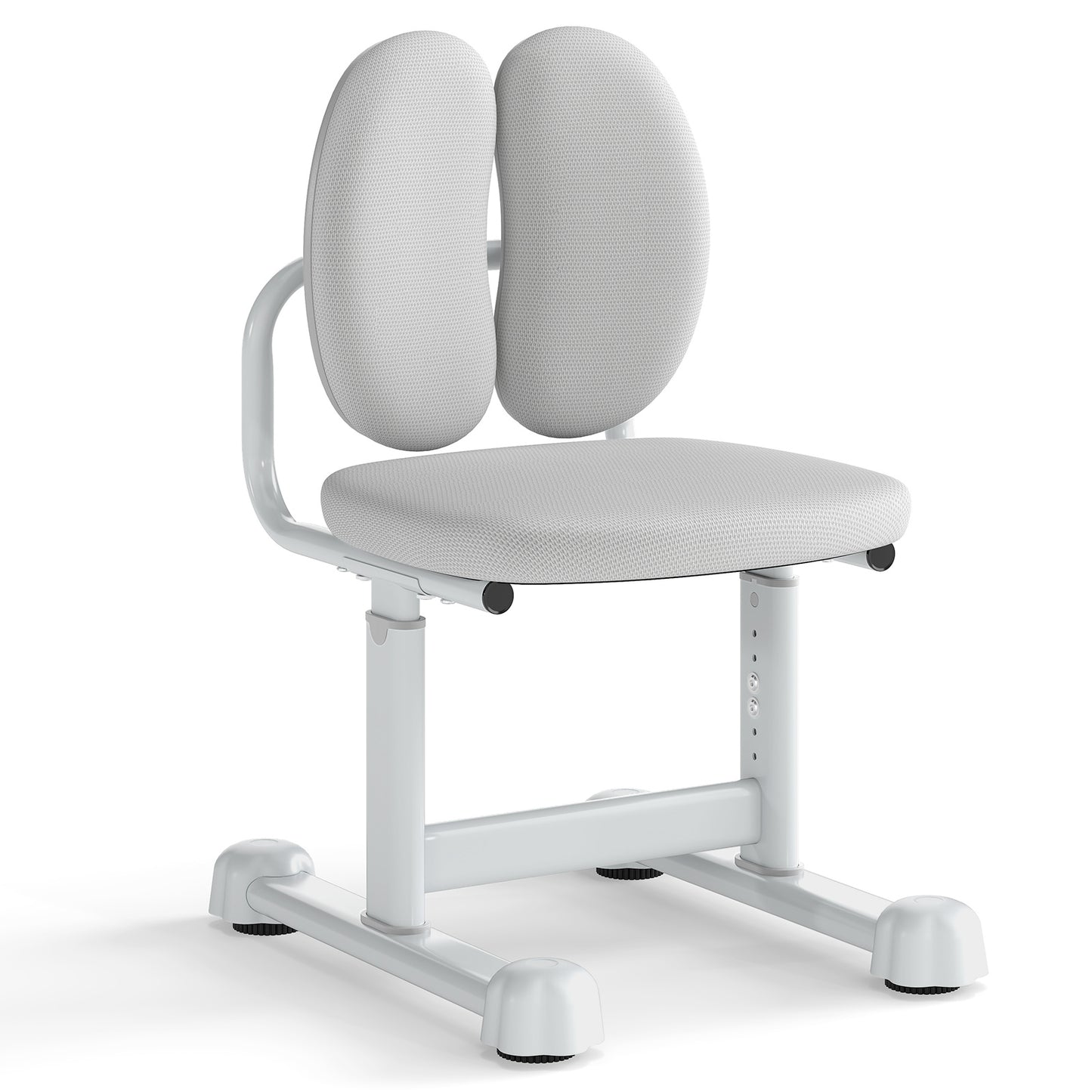 Kids Desk Chair, Double Back Support, Adjustable Height, Gray Kids Chairs & Seating Gray at Gallery Canada