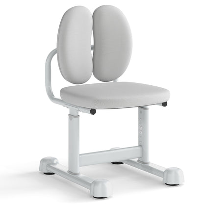 Kids Desk Chair, Double Back Support, Adjustable Height, Gray Kids Chairs & Seating Gray at Gallery Canada